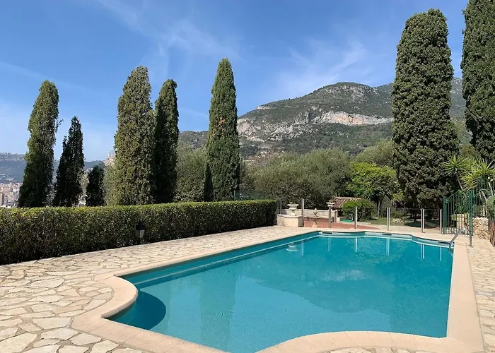 Facing Monaco, Cosy Flat With Parc & Swimming *